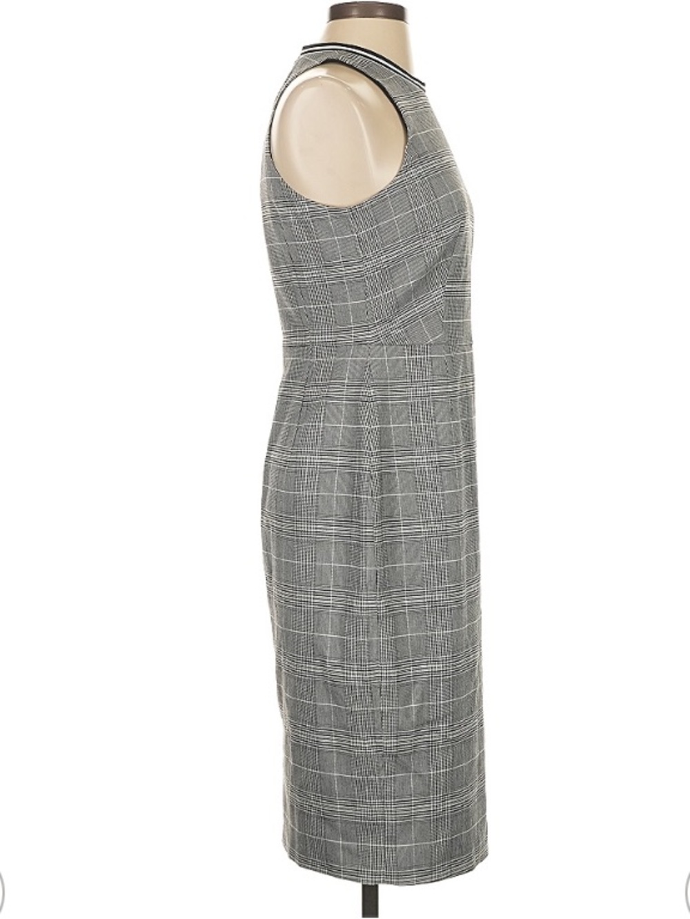 Banana Republic Plaid Sheath Dress Size 2 - Picture 3 of 12
